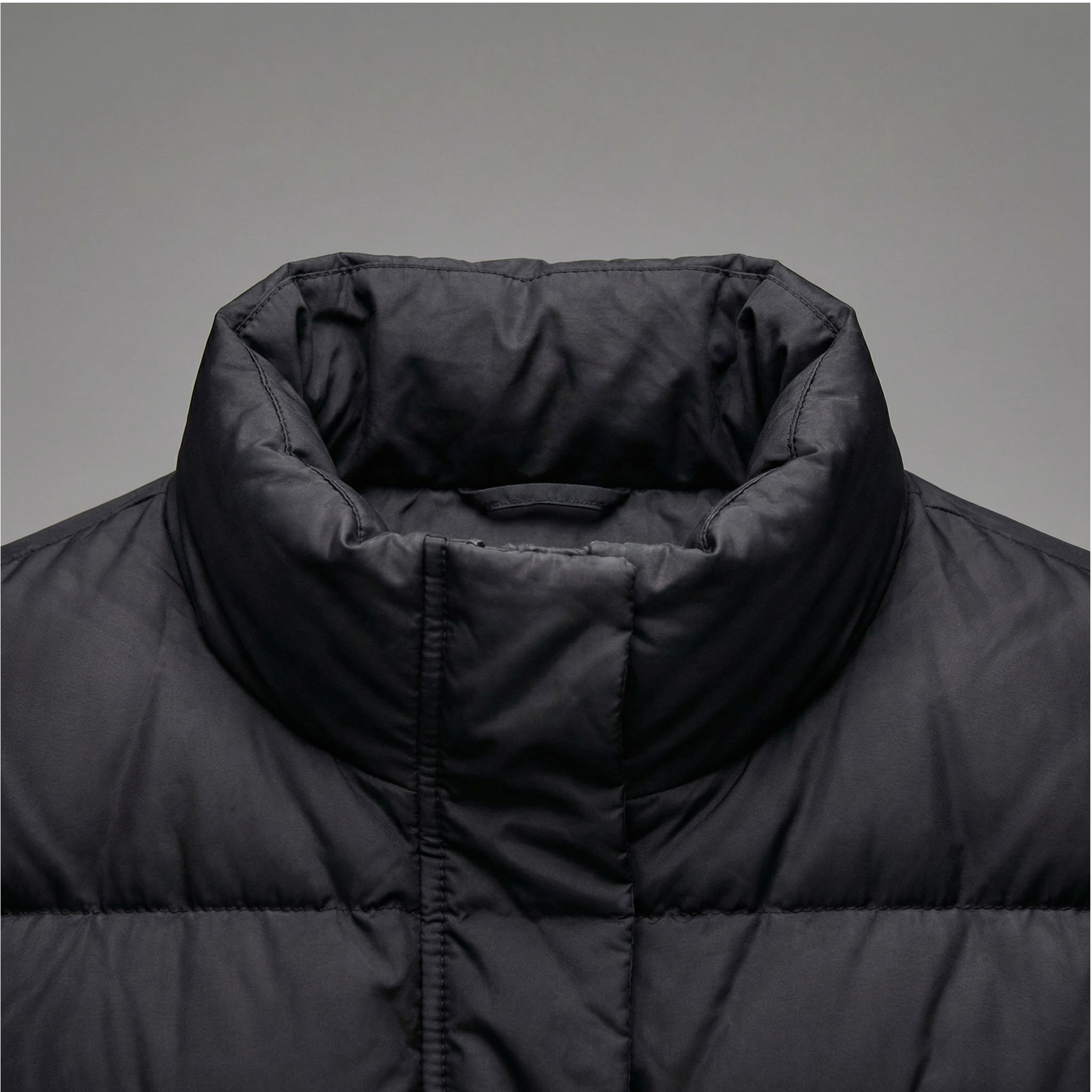 ダウン襟汚れ After