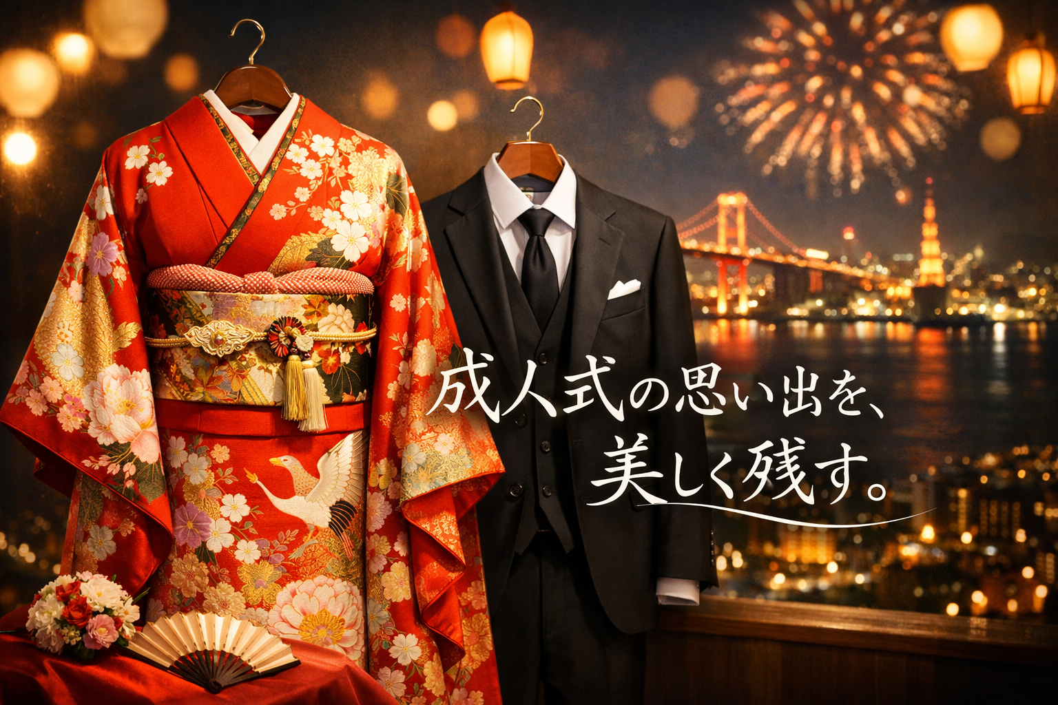 成人式後　振袖クリーニングはファミリーへ