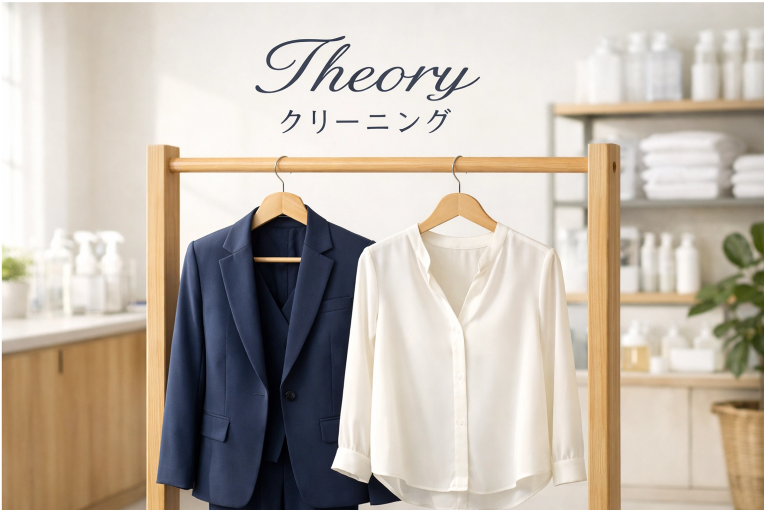 theoryクリーニング　北九州のファミリーへ